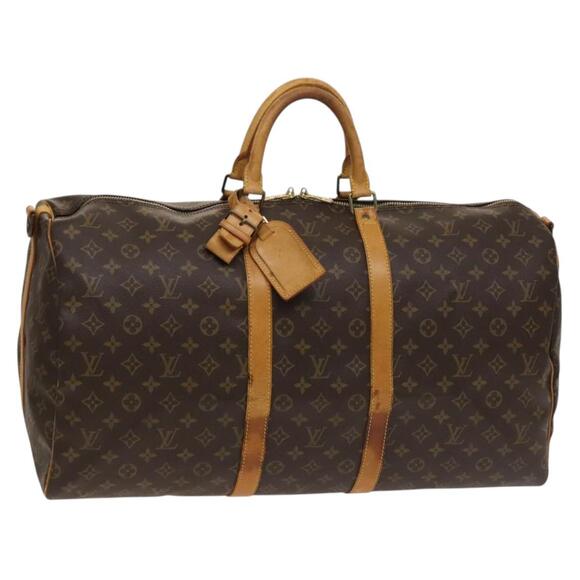 LOUIS VUITTON Monogram Keepall Bandouliere 55 Boston Bag M41414 - Picture 1 of 16